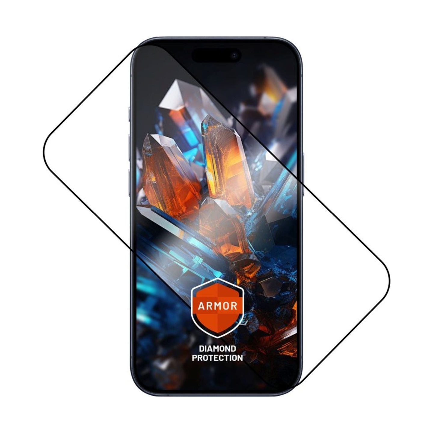 Fixed Screen protector | Apple | iPhone 17 Pro Max | Tempered glass | Black | Armor with Anti-dust applicator and AR layer