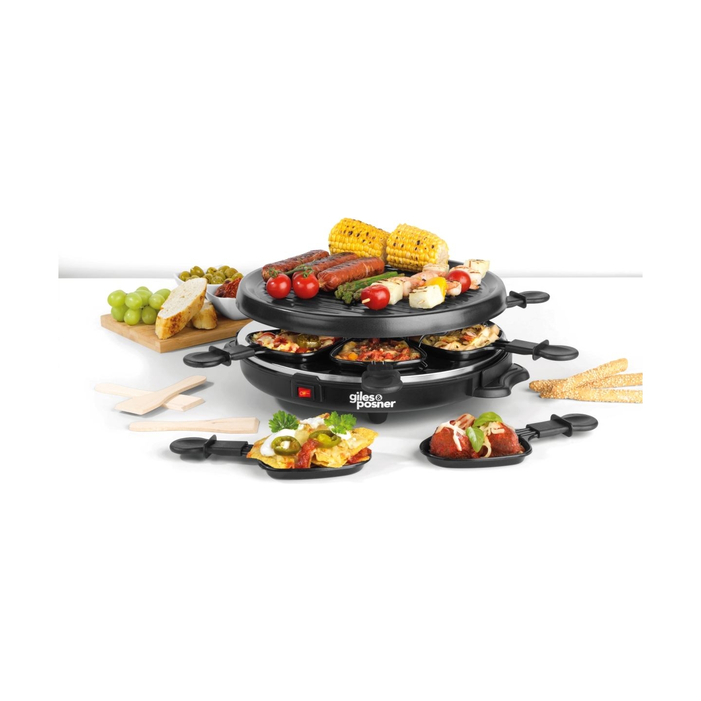 Giles & Posner EK4511GV2VDE Tabletop Raclette Grill
