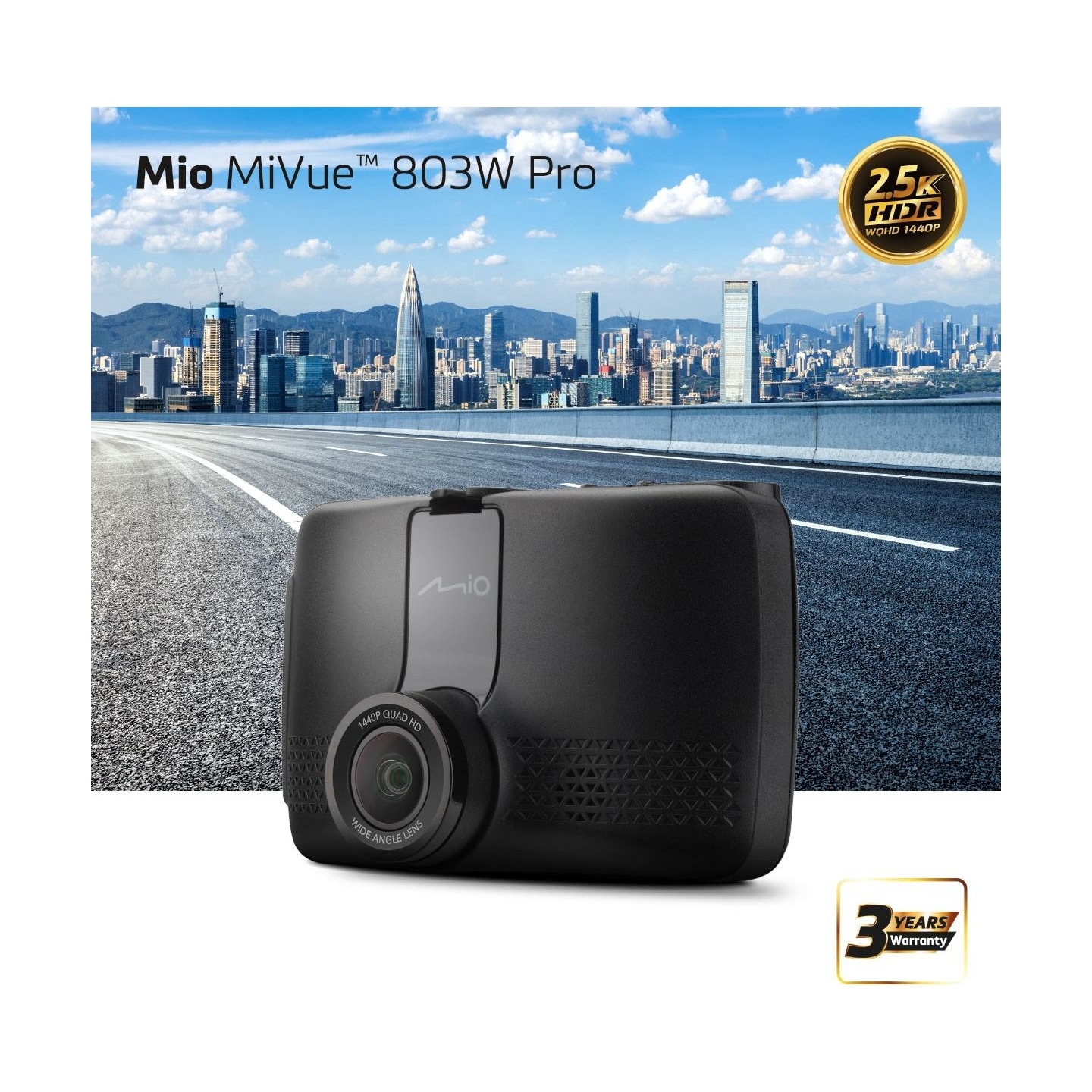MIO | Car Dash Camera | MiVue 803W Pro | GPS | Wi-Fi