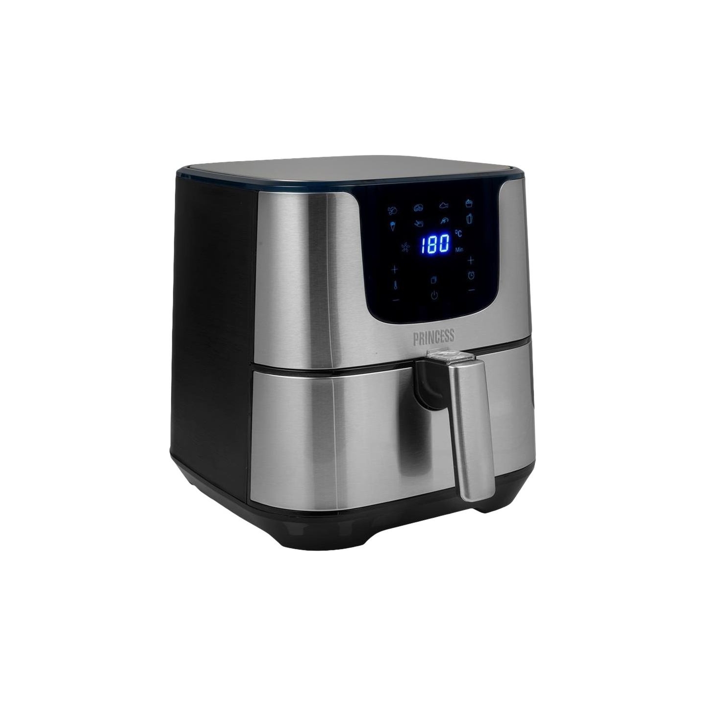 Princess | Digital Aerofryer Deluxe XXL | 182060 | Power 1700 W | Capacity 5.5 L | Black/Stainless Steel