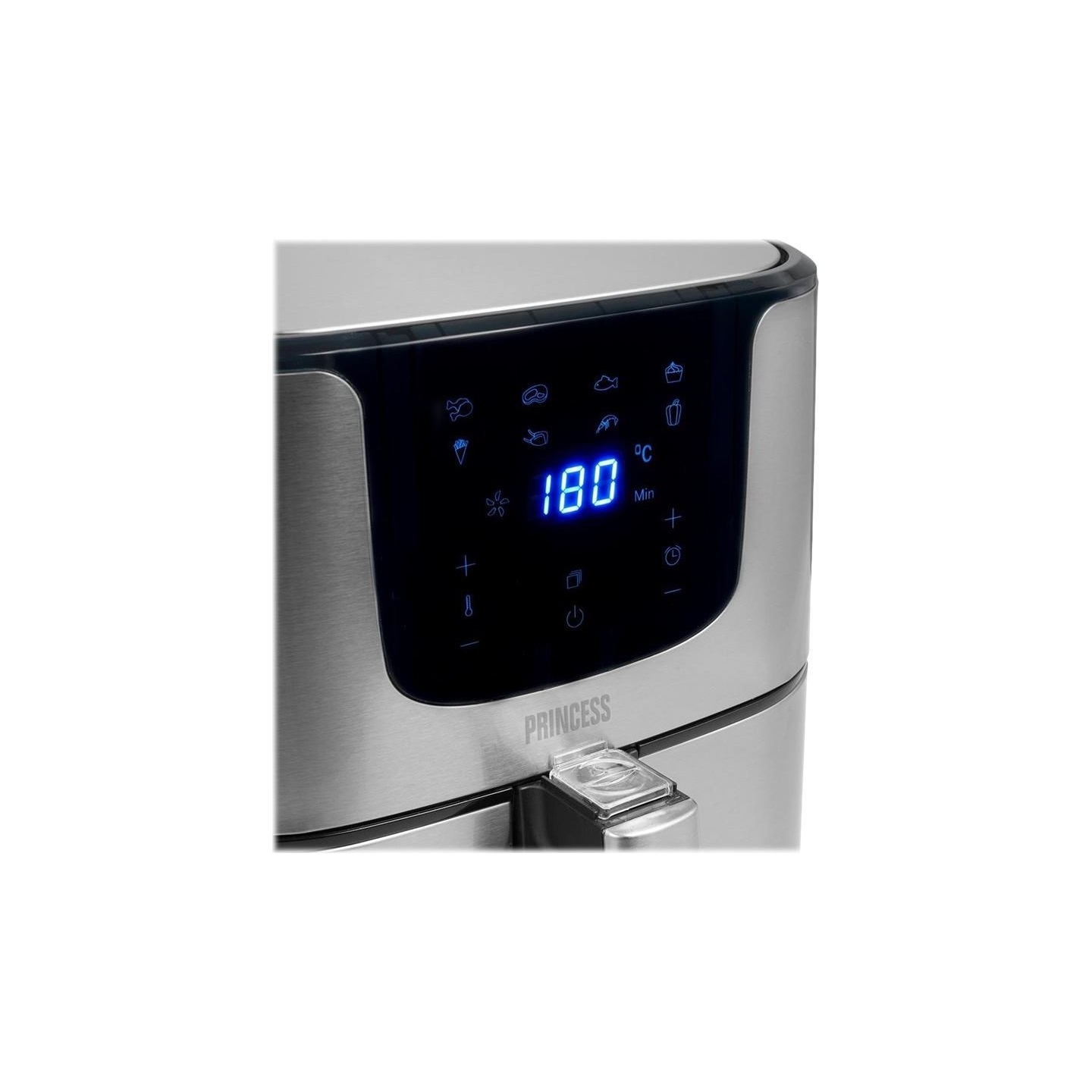 Princess | Digital Aerofryer Deluxe XXL | 182060 | Power 1700 W | Capacity 5.5 L | Black/Stainless Steel
