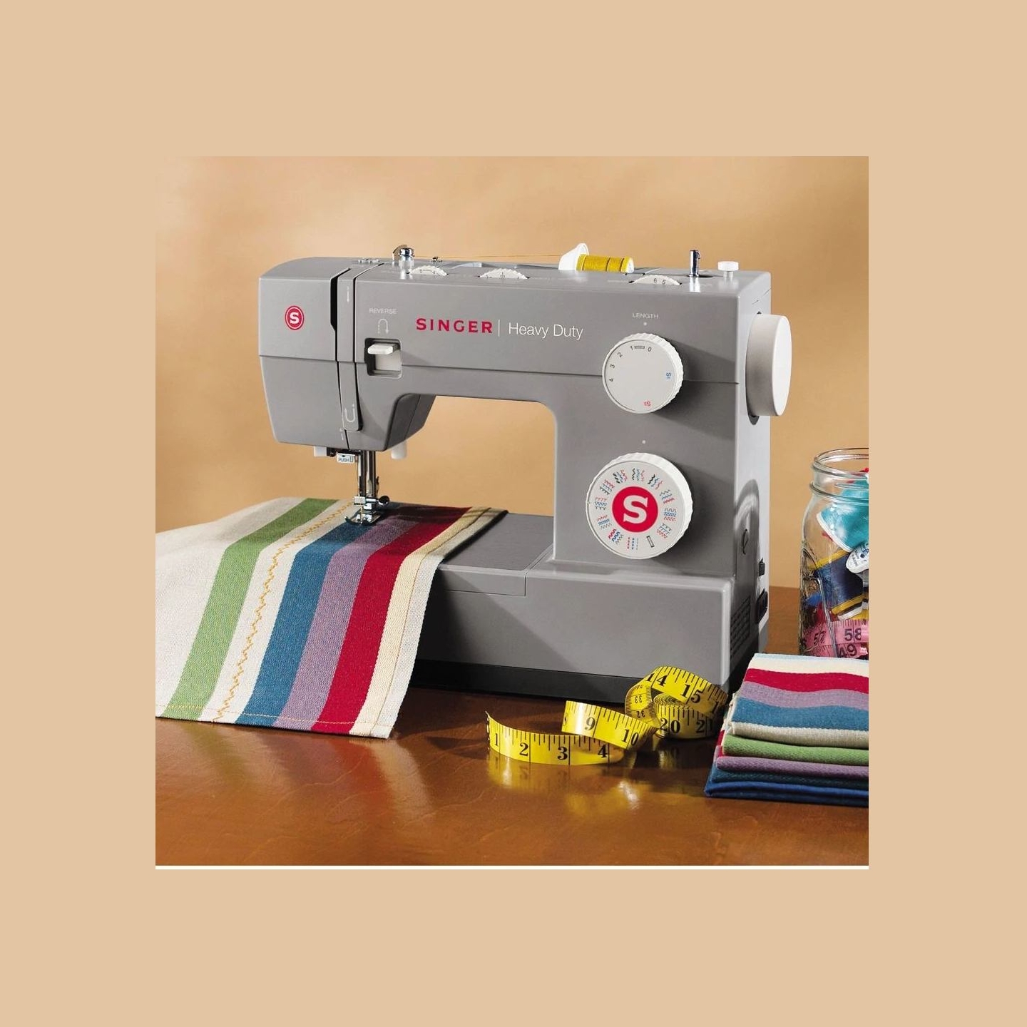 Singer | Sewing Machine | 4432 Heavy Duty | Number of stitches 110 | Number of buttonholes 1 | Grey