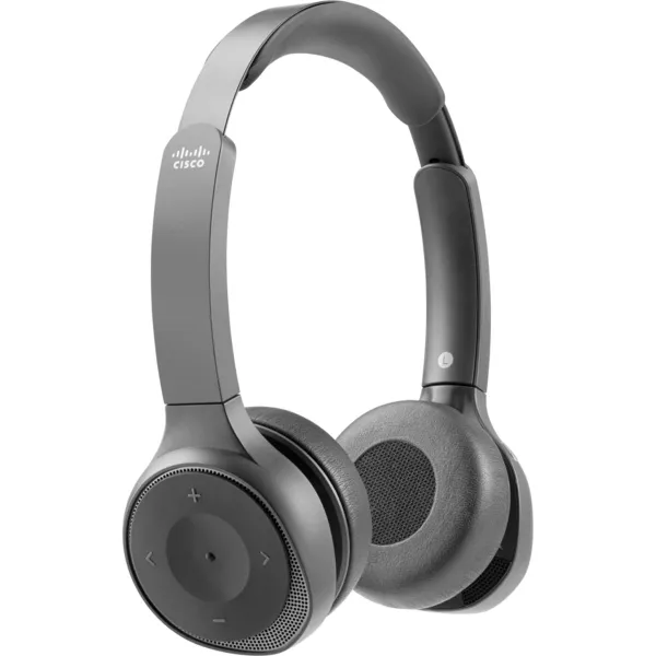 Cisco 730 Wireless Dual On-ear Headset USB-A Bundle - Carbon Black / HS-WL-730-BUNA-C