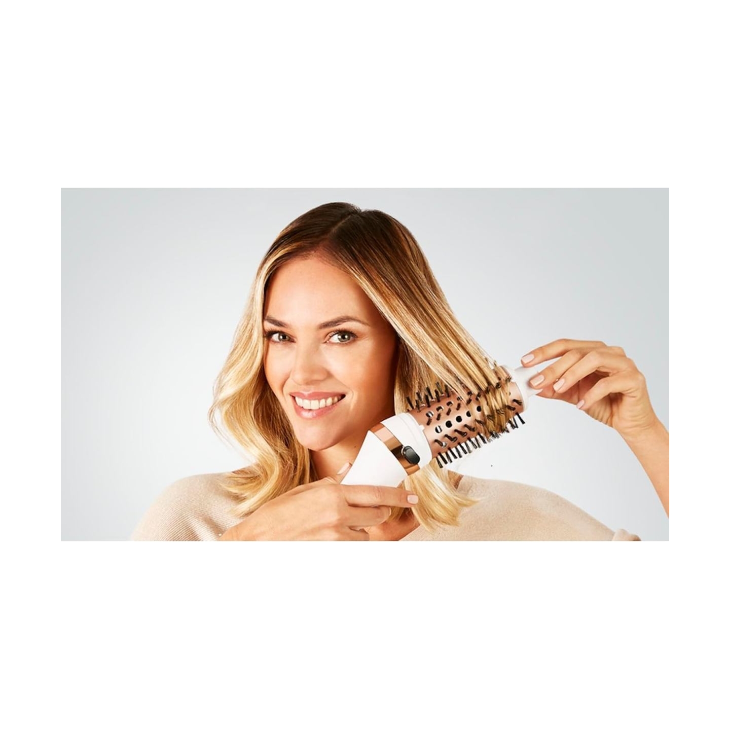 Rowenta Hair Styling Comb | CF9720 Ultimate | Ion conditioning | 700 W | White