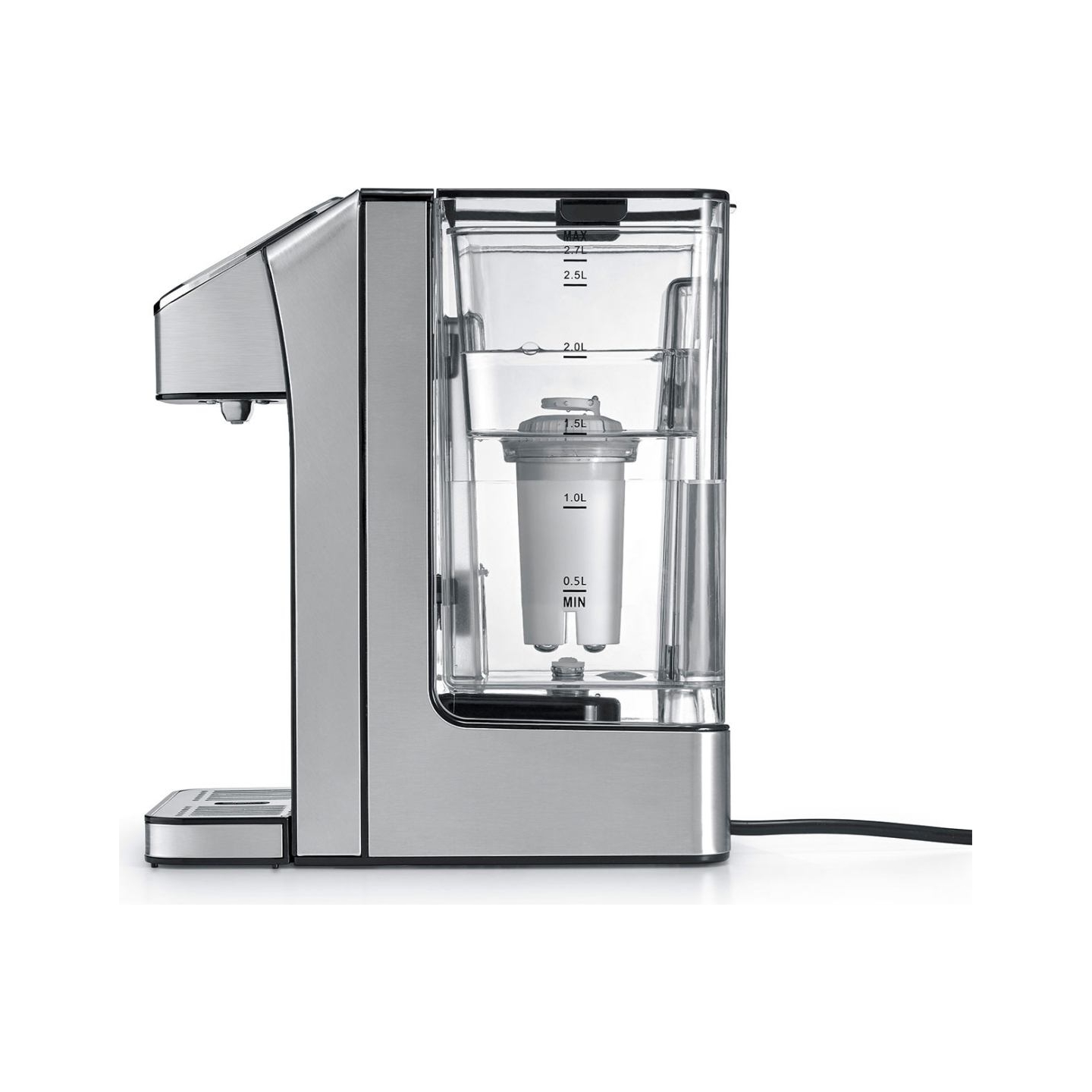 Caso Turbo Hot Water Dispenser | HW 770 Advanced | Water Dispenser | 2600 W | 2.7 L | Plastic/Stainless Steel | Black/Stainless 