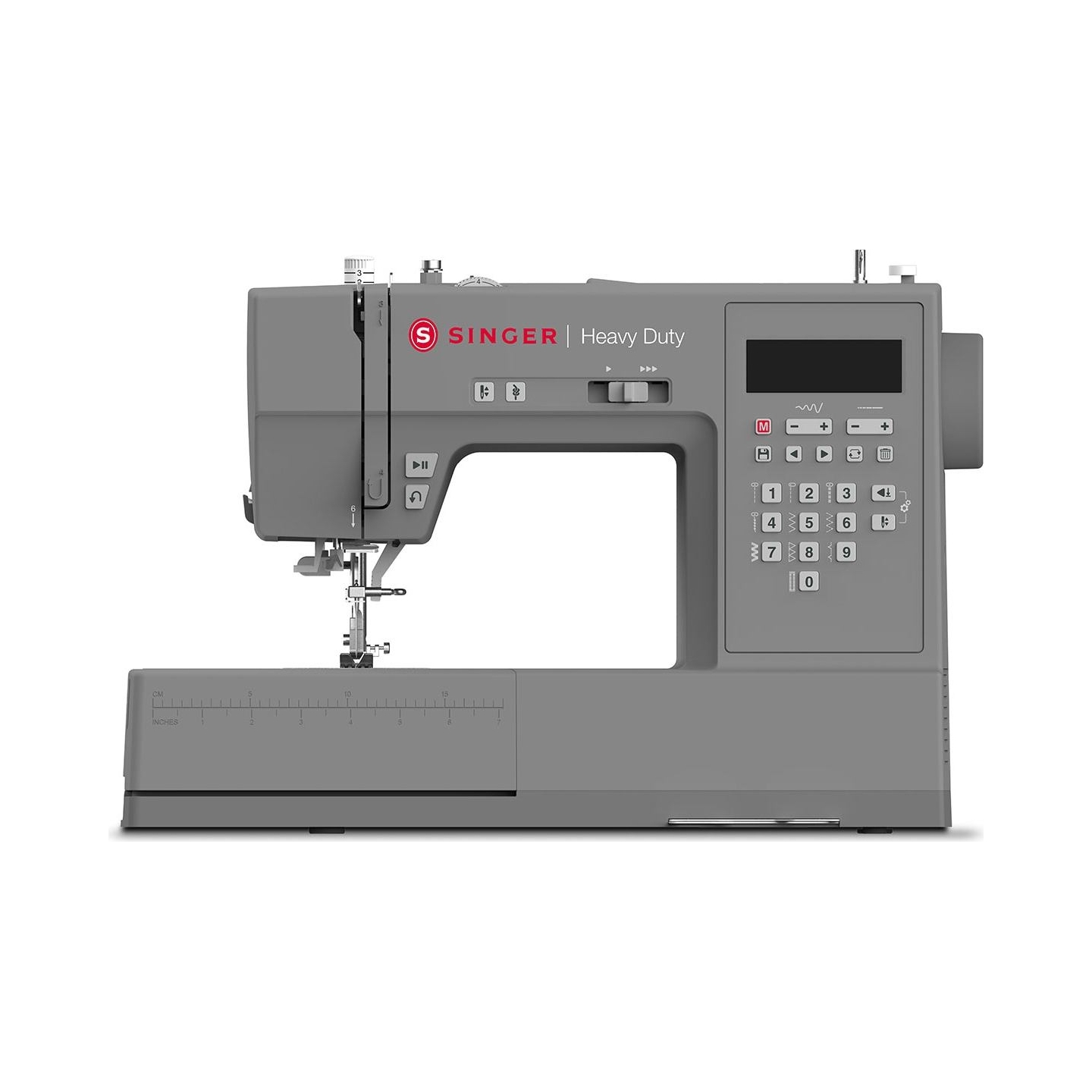Singer | Heavy Duty Sewing Machine | HD6705C | Rechargeable | Number of stitches 200 | Number of buttonholes 1 | Grey | Number o