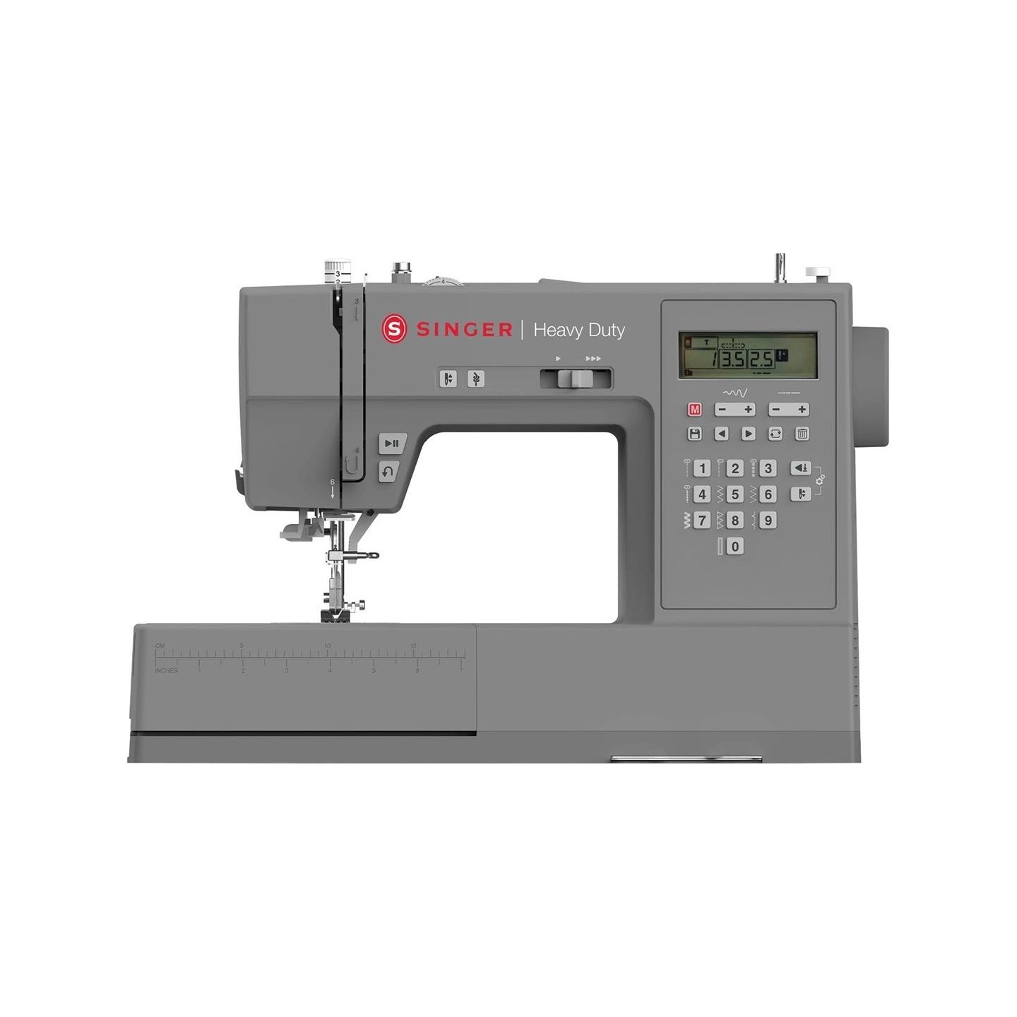 Singer | Heavy Duty Sewing Machine | HD6705C | Rechargeable | Number of stitches 200 | Number of buttonholes 1 | Grey | Number o