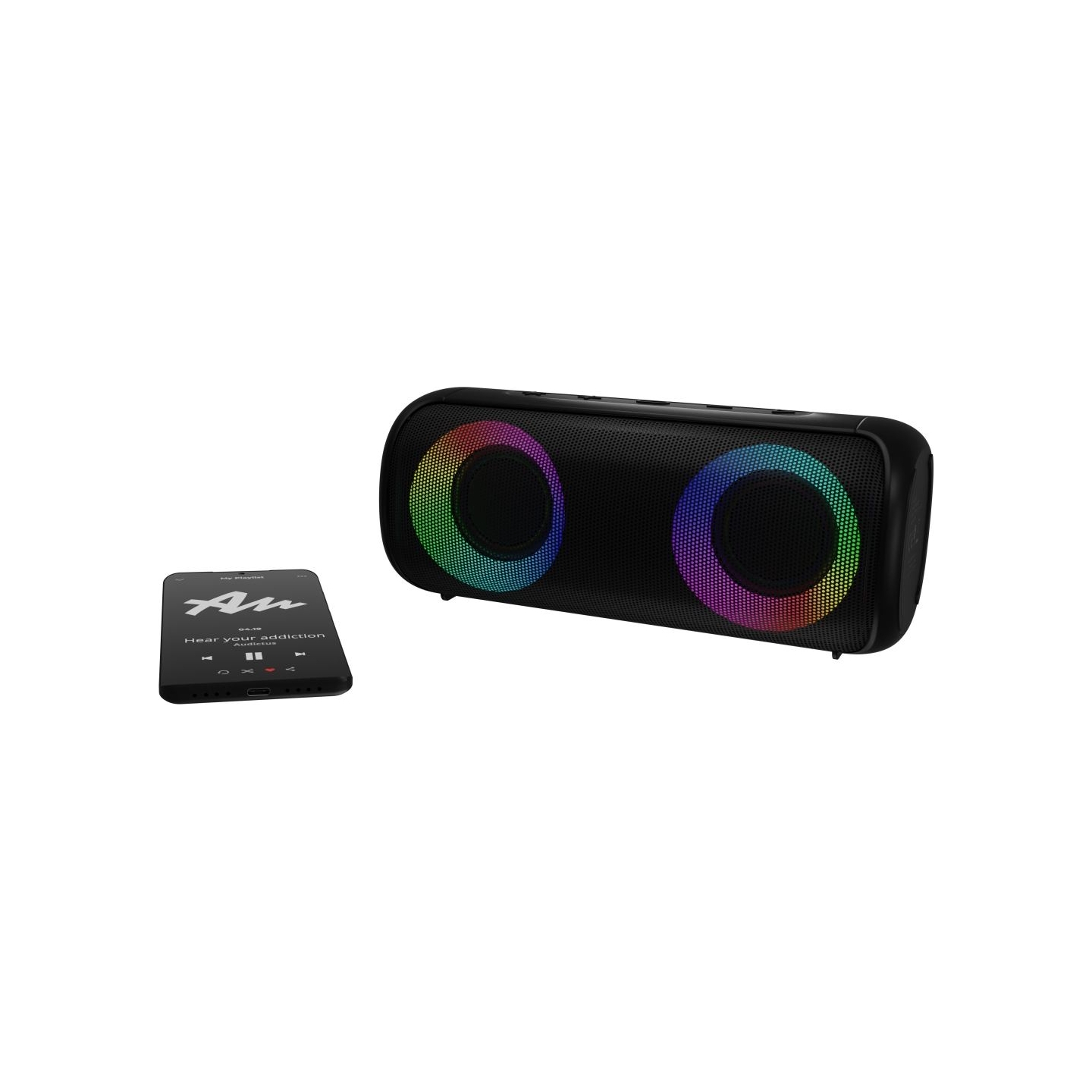 Audictus Speakers | Aurora Pro Tws RGB | 20 W | Waterproof | Bluetooth | Black | Wireless connection