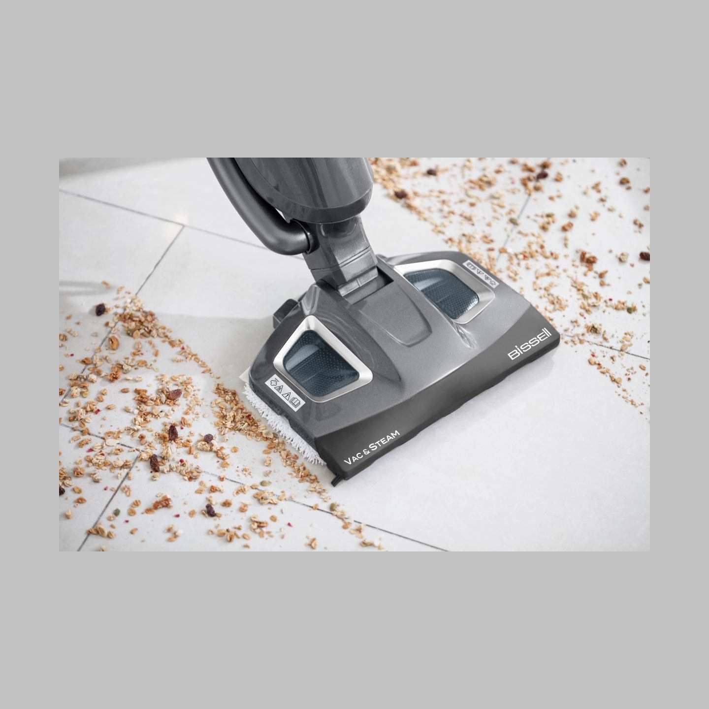 Bissell All-in-one Vacuum and Steam Mop | Vac & Steam | Power 1600 W | Water tank capacity 0.4 L | Titanium/Bossanova Blue