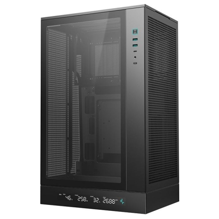 Deepcool CH270 DIGITAL | Black | Mini-Tower | ATX PS2