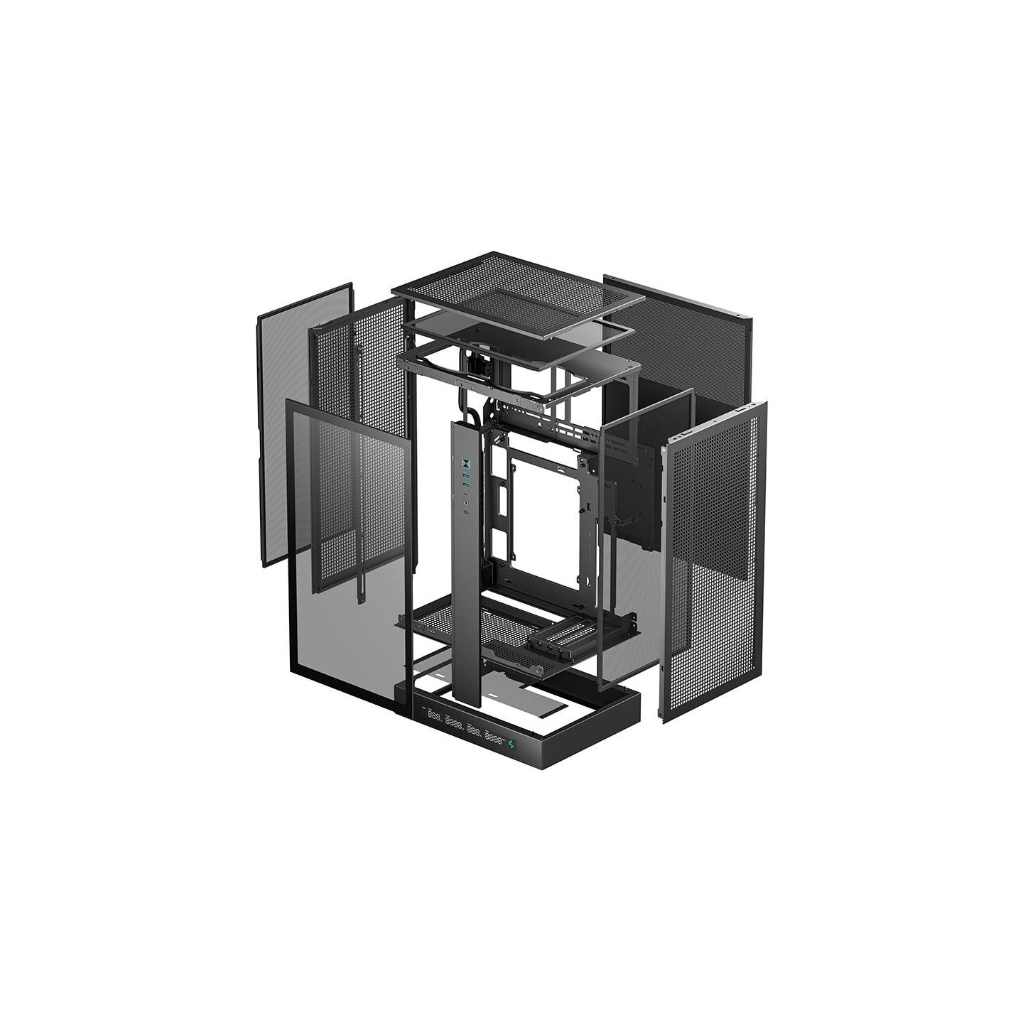 Deepcool CH270 DIGITAL | Black | Mini-Tower | ATX PS2