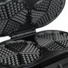 Princess Waffle Maker | 132384 | 1200 W | Number of pastry 10 | Heart shaped | Black
