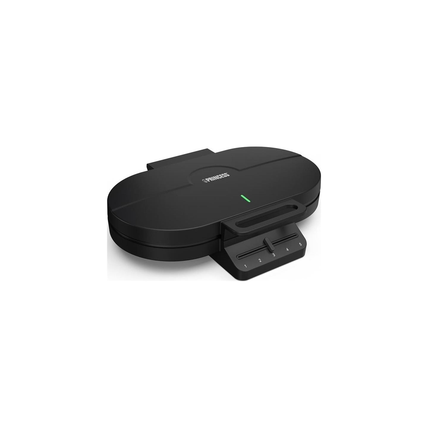 Princess Waffle Maker | 132384 | 1200 W | Number of pastry 10 | Heart shaped | Black
