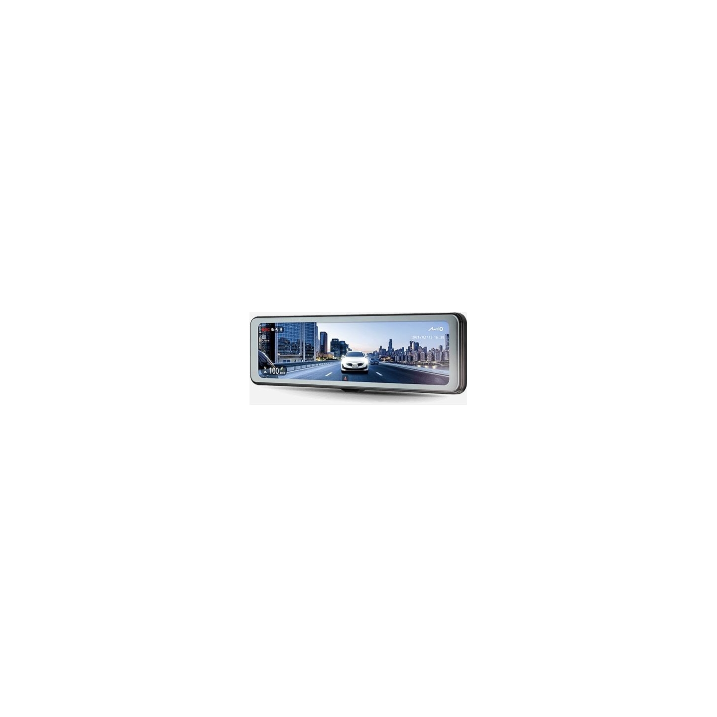MIO MiVue R860WD, Dash Cam | GPS | Wi-Fi | Front and rear cams synchronized for recording with an unobstructed view; 11.26" IPS 