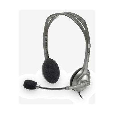 Logitech H111 Corded Stereo Headset - BLACK - 3.5 MM