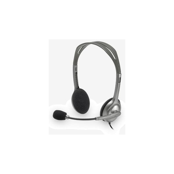 Logitech H111 Corded Stereo Headset - BLACK - 3.5 MM