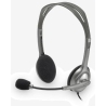 Logitech H111 Corded Stereo Headset - BLACK - 3.5 MM