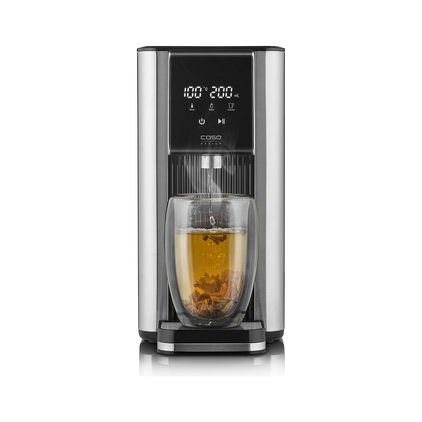 Caso Turbo hot water dispenser | HW 620 | Water Dispenser | 2600 W | 2.5 L | Plastic/Stainless Steel | Black/Stainless Steel