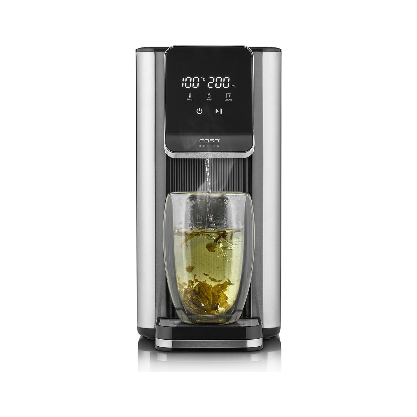 Caso Turbo hot water dispenser | HW 630 | Water Dispenser | 2600 W | 2.5 L | Plastic/Stainless Steel | Black/Stainless Steel