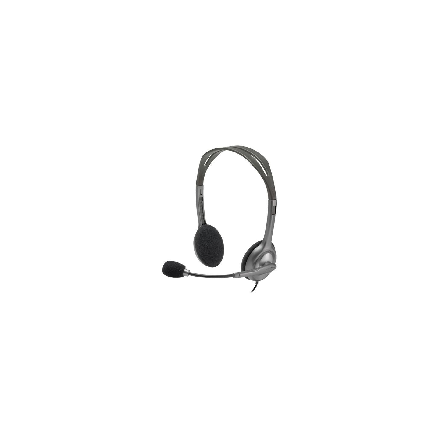 Logitech H111 Corded Stereo Headset - BLACK - 3.5 MM