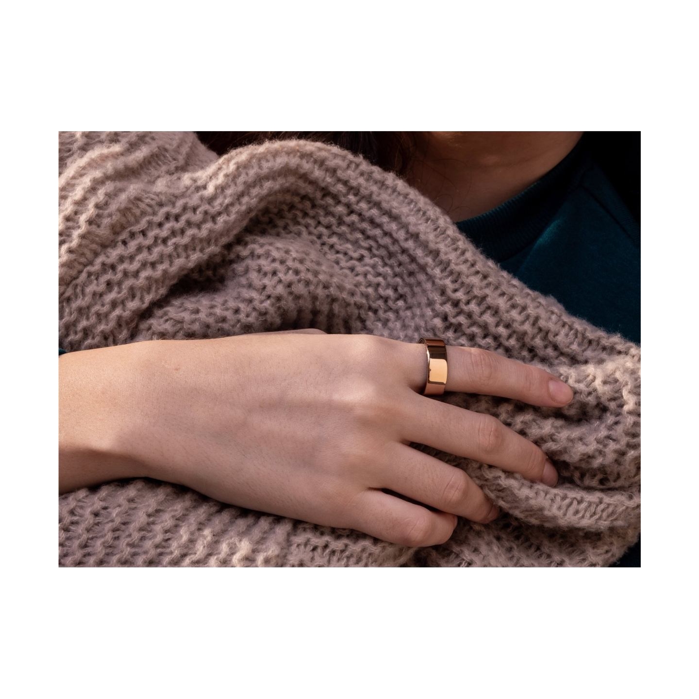 Ultrahuman | Ring Air | Bionic Gold | Size 10 | Smart Ring