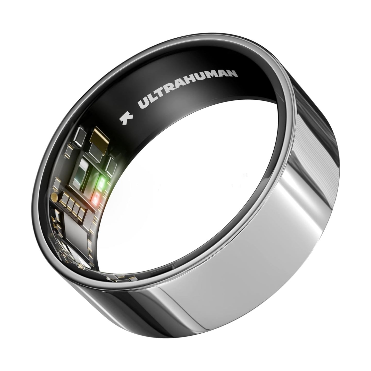 Ultrahuman | Ring Air | Space Silver | Size 12 | Smart Ring