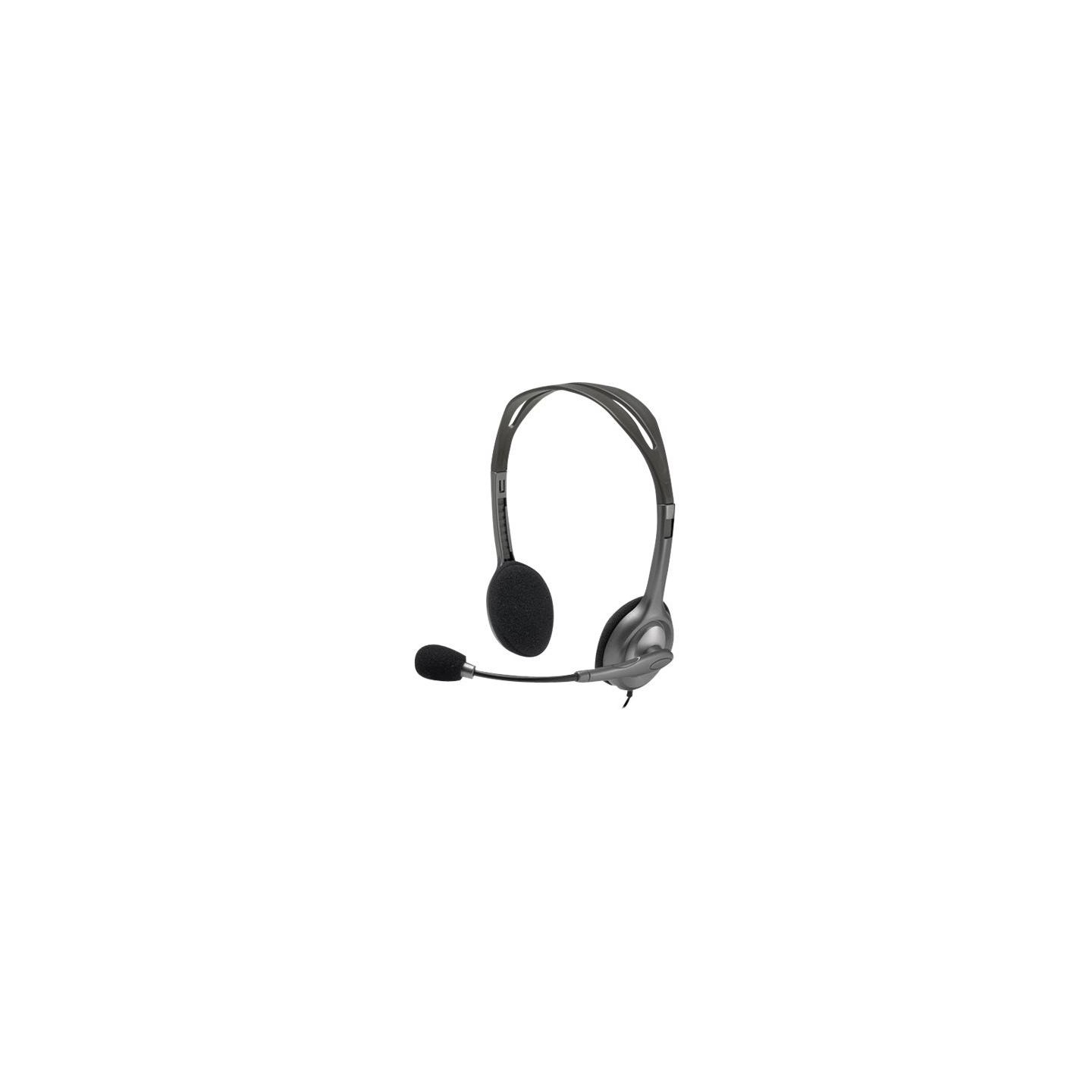 Logitech H111 Corded Stereo Headset - BLACK - 3.5 MM