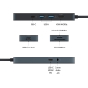 Hyper HyperDrive Flex 8 Port USB-C Hub, Black | HD4102BKGL | HDMI ports quantity 1