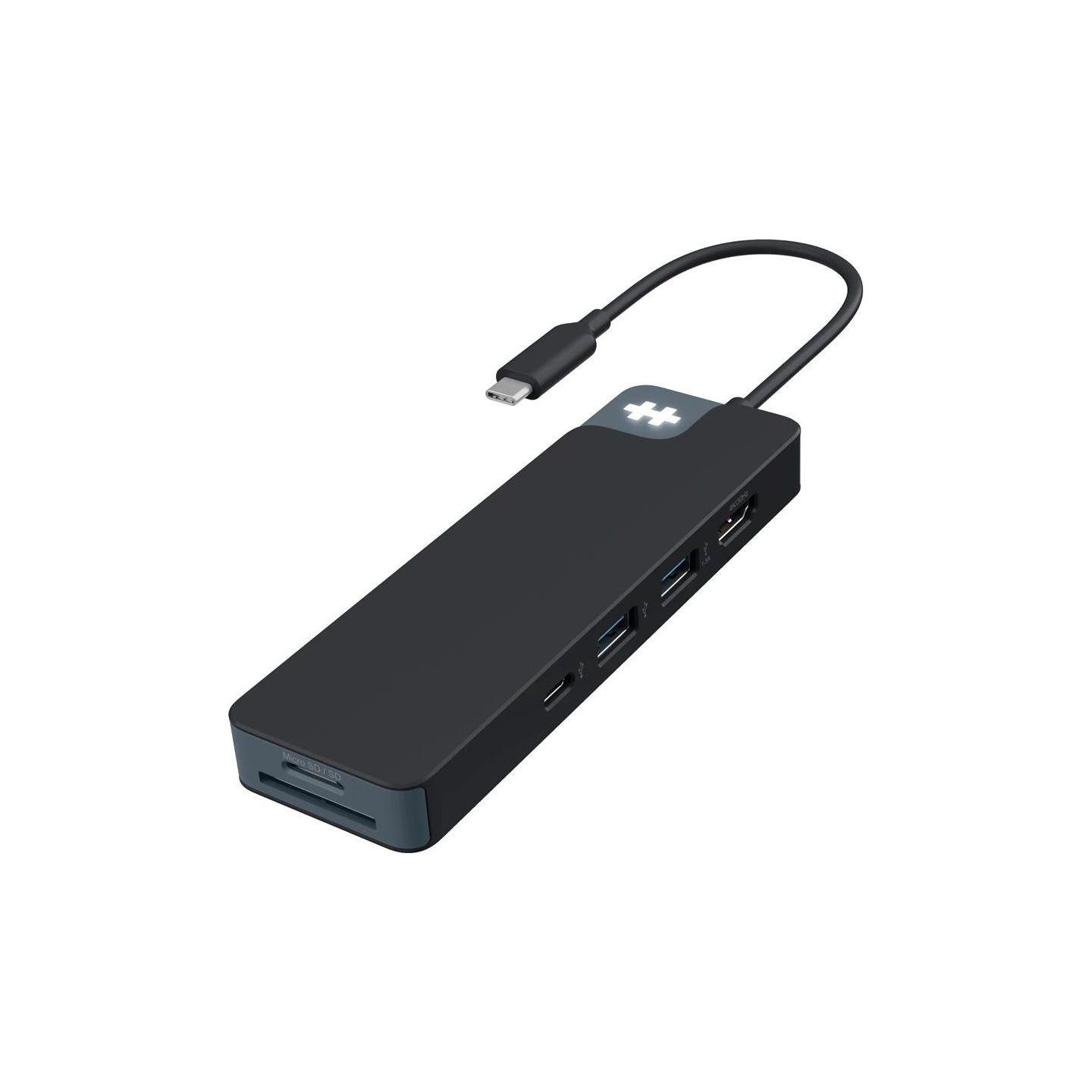 Hyper HyperDrive Flex 8 Port USB-C Hub, Black | HD4102BKGL | HDMI ports quantity 1