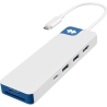 Hyper HyperDrive Flex 8 Port USB-C Hub, White/Blue | HD4102BUGL | HDMI ports quantity 1