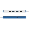 Hyper HyperDrive Flex 8 Port USB-C Hub, White/Blue | HD4102BUGL | HDMI ports quantity 1