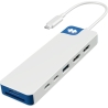Hyper HyperDrive Flex 9 Port Dual 4K HDMI Dock, White/Blue | HD4103BUGL | HDMI ports quantity 2