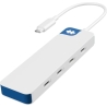 Hyper HyperDrive Flex 4 Port USB-C Hub, White/Blue | HD5201BUGL