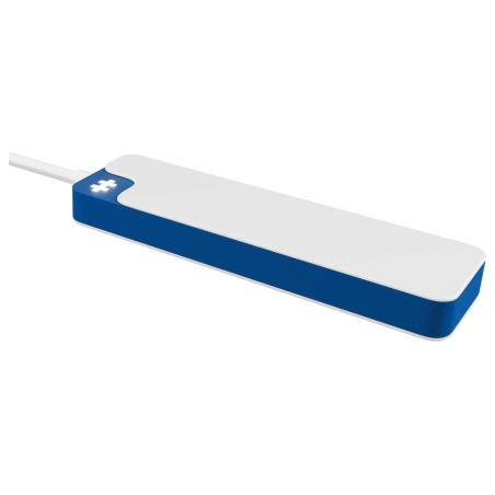Hyper HyperDrive Flex 4 Port USB-C Hub, White/Blue | HD5201BUGL