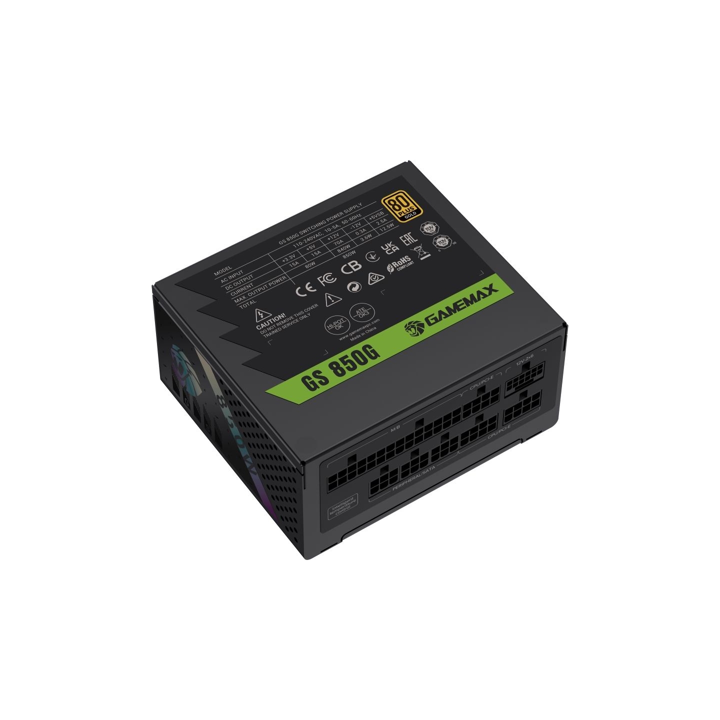 Gamemax PSU | GS 850G | 850 W | SFX | Full Modular