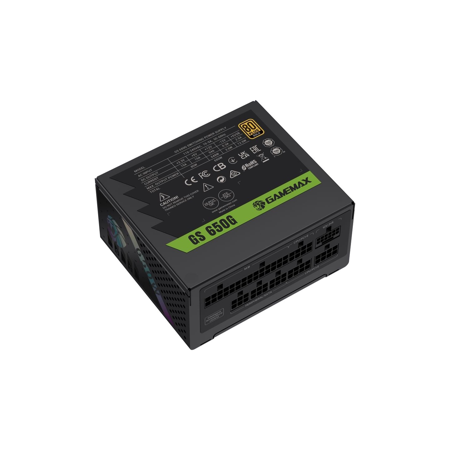 Gamemax PSU | GS 650G | 650 W | SFX | Full Modular