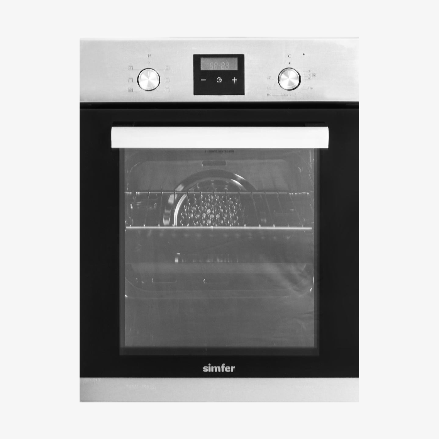 Simfer Oven | 4207BERIM.1 | 47 L | Multifunctional | Manual | Pop-up knobs | Height 54.1 cm | Width 45 cm | Stainless Steel
