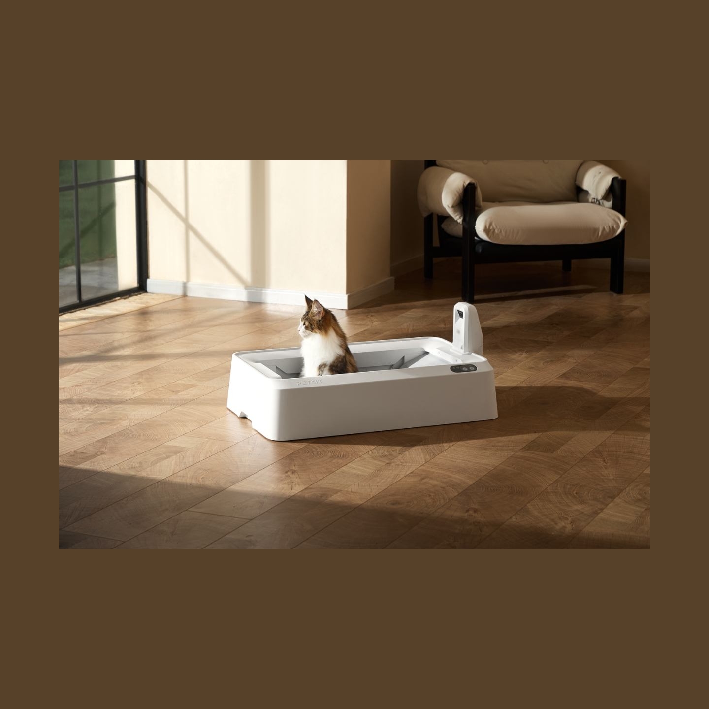 Petkit Purobot Crystal Duo with Camera Self-Cleaning Cat Litter Box | White