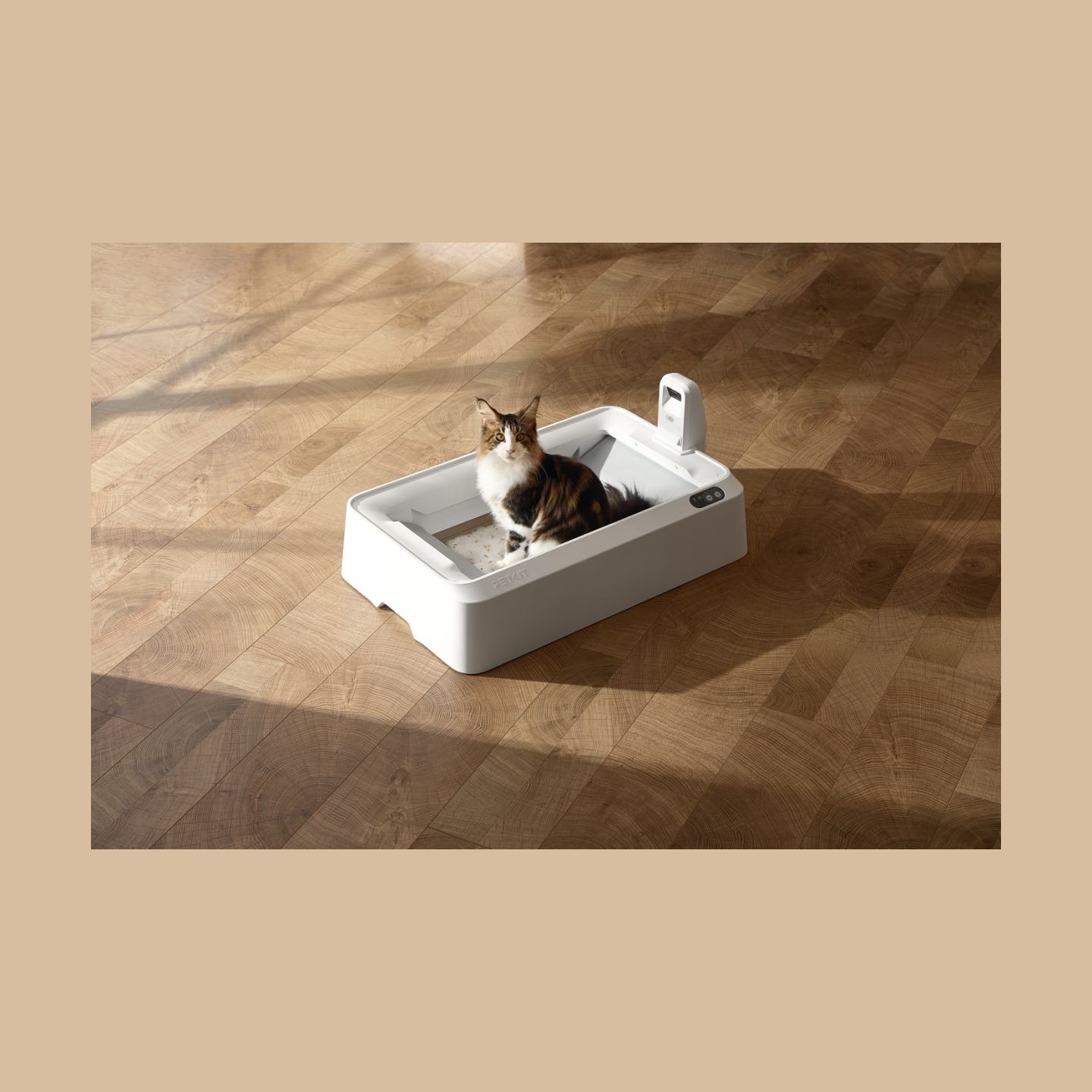 Petkit Purobot Crystal Duo with Camera Self-Cleaning Cat Litter Box | White
