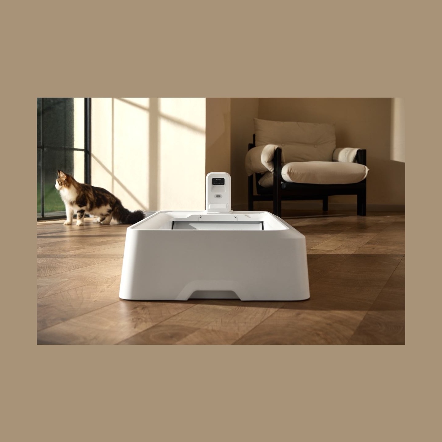 Petkit Purobot Crystal Duo with Camera Self-Cleaning Cat Litter Box | White