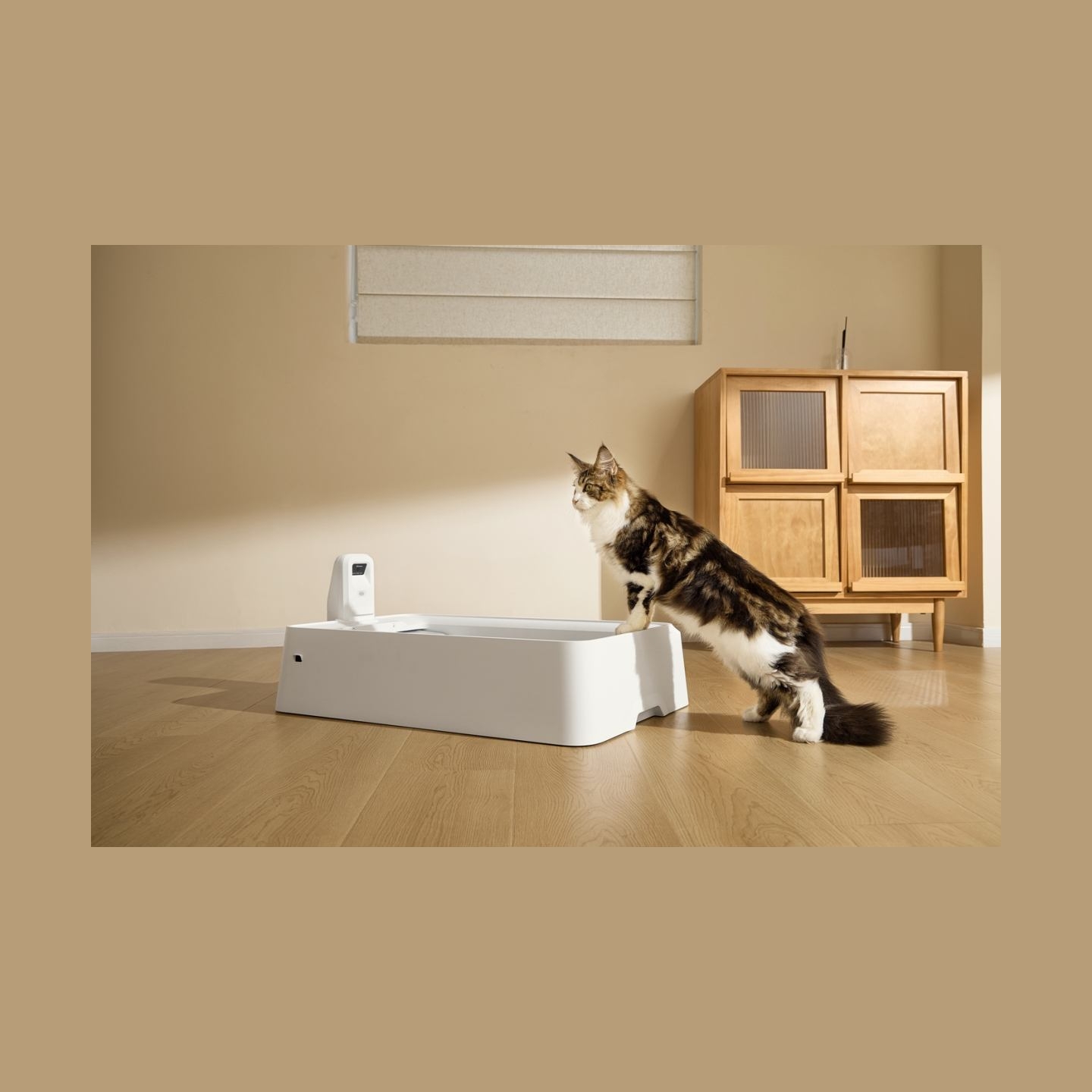 Petkit Purobot Crystal Duo with Camera Self-Cleaning Cat Litter Box | White