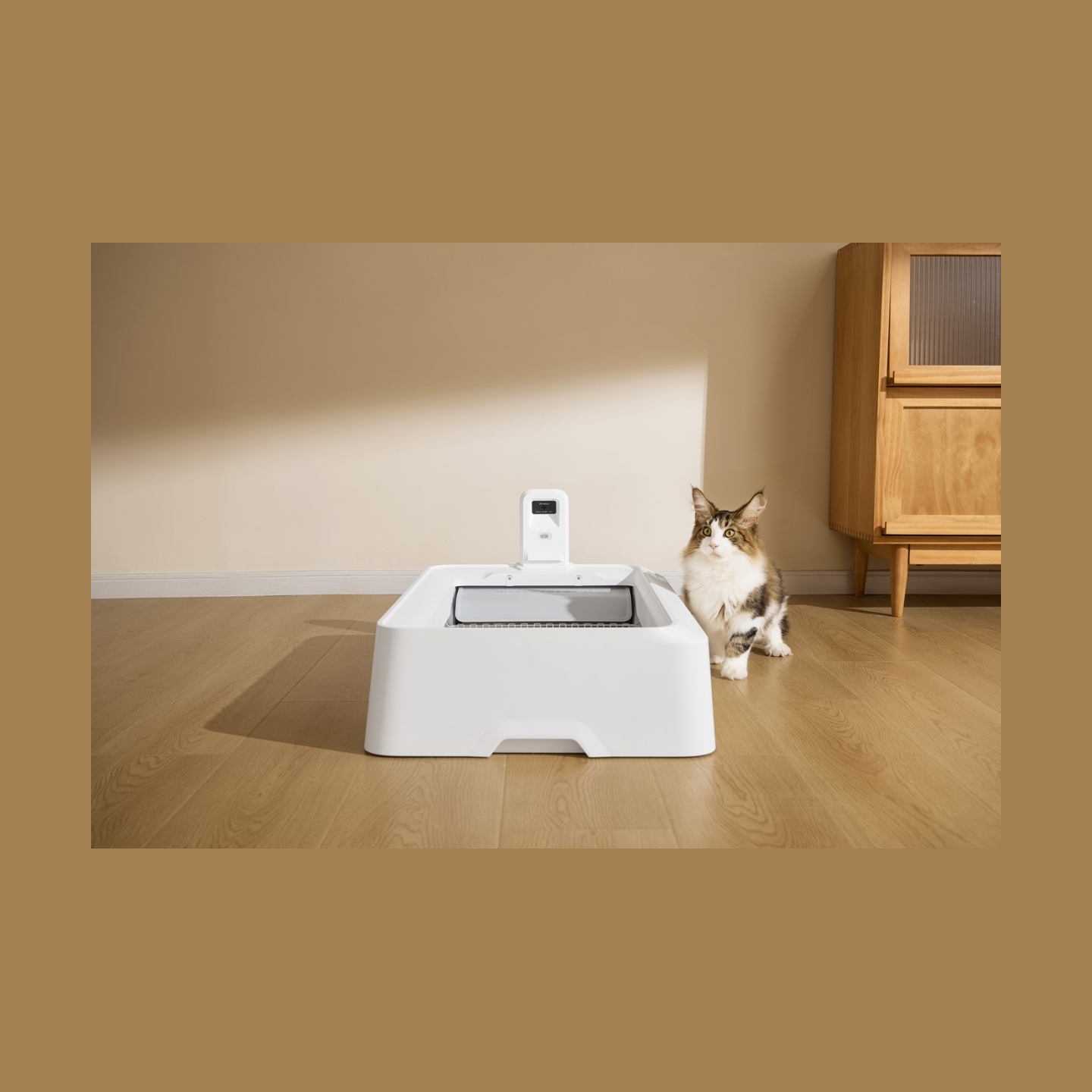 Petkit Purobot Crystal Duo with Camera Self-Cleaning Cat Litter Box | White