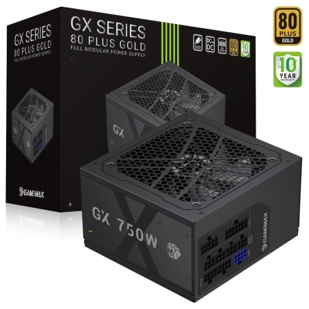 Gamemax PSU | GX 750GF | 750 W | Gold | Full Modular