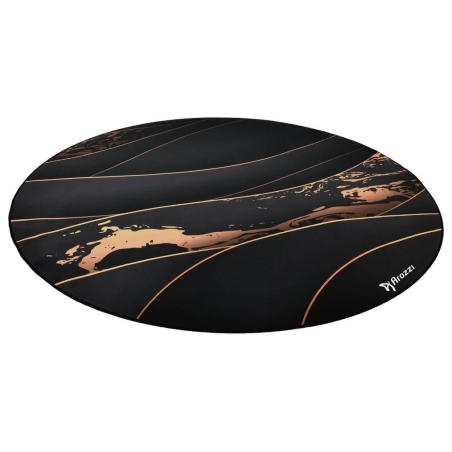 Arozzi Zona Round Floor Pad | Black/Gold
