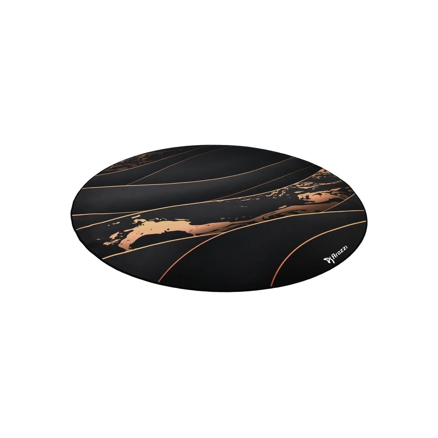 Arozzi Zona Round Floor Pad | Black/Gold