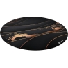 Arozzi Zona Round Floor Pad | Black/Gold