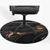 Arozzi Zona Round Floor Pad | Black/Gold