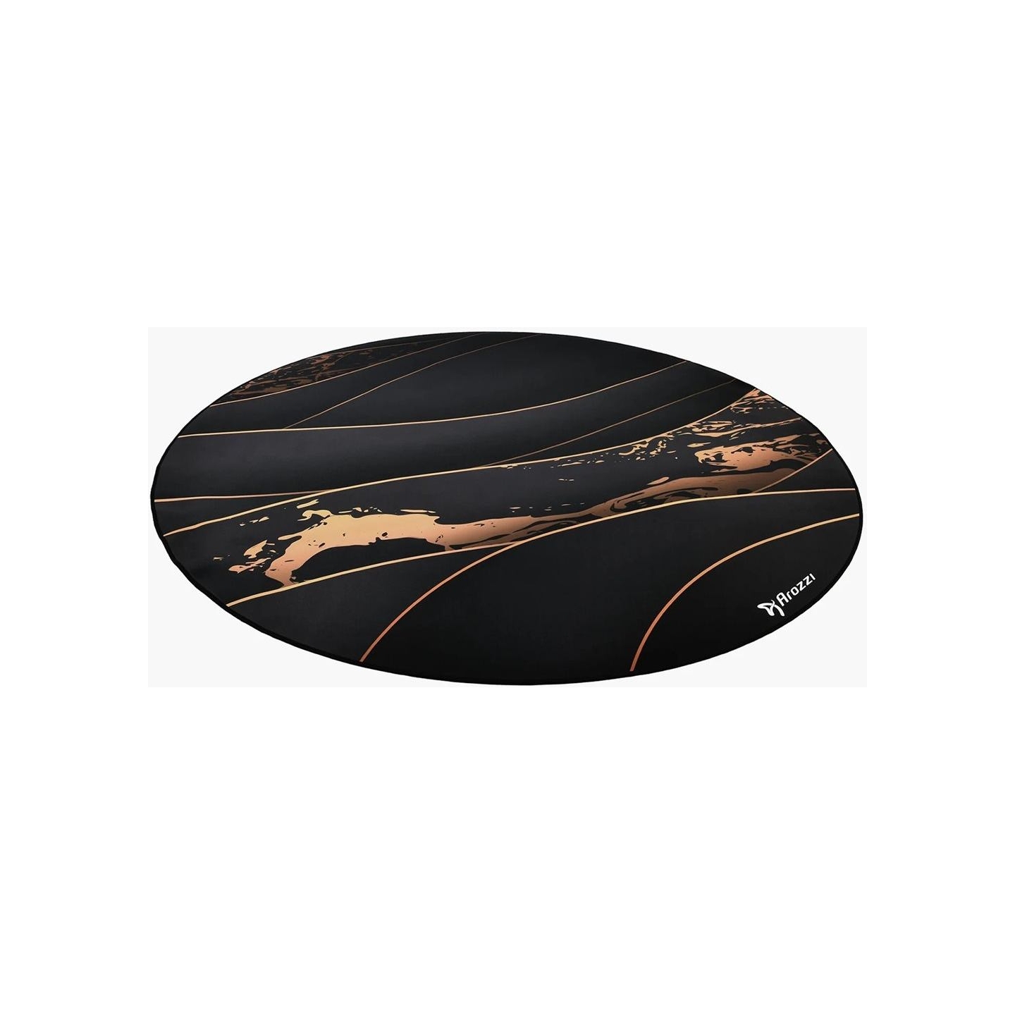 Arozzi Zona Round Floor Pad | Black/Gold