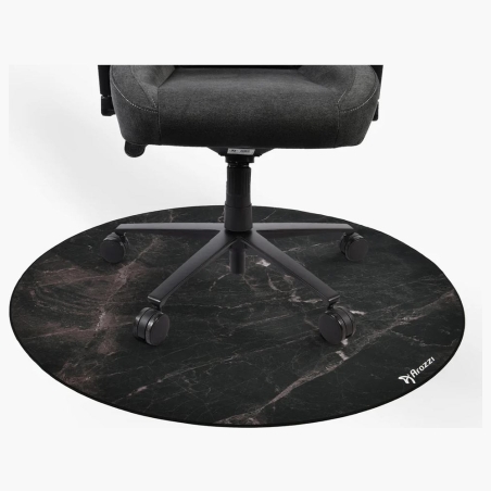 Arozzi Zona Round Floor Pad | Black Marble