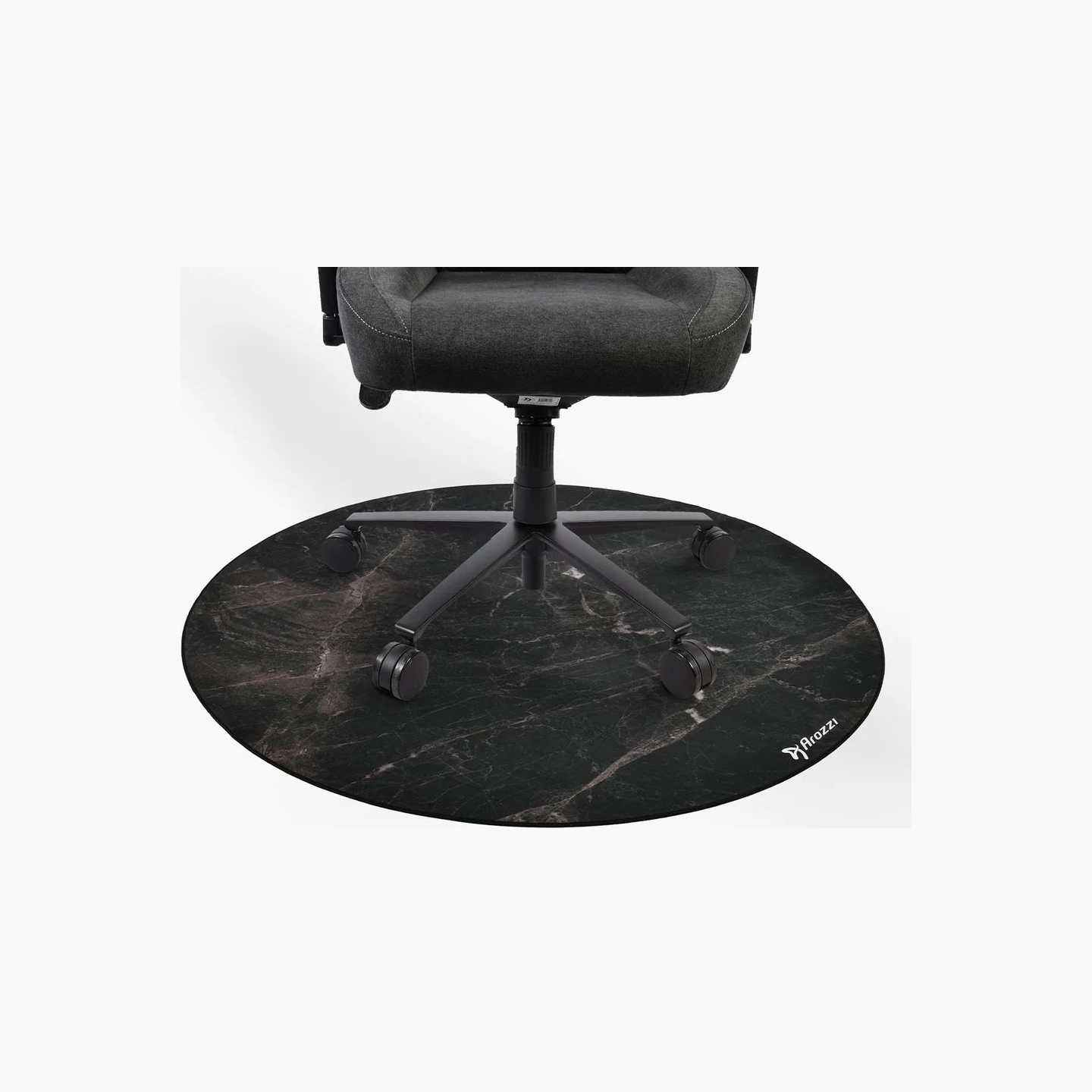 Arozzi Zona Round Floor Pad | Black Marble